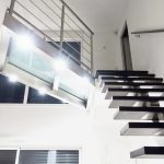 escalier-inox-brossé-et-wengé-1