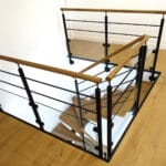 escalier limon central