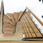 escalier limon central