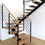 escalier limon central